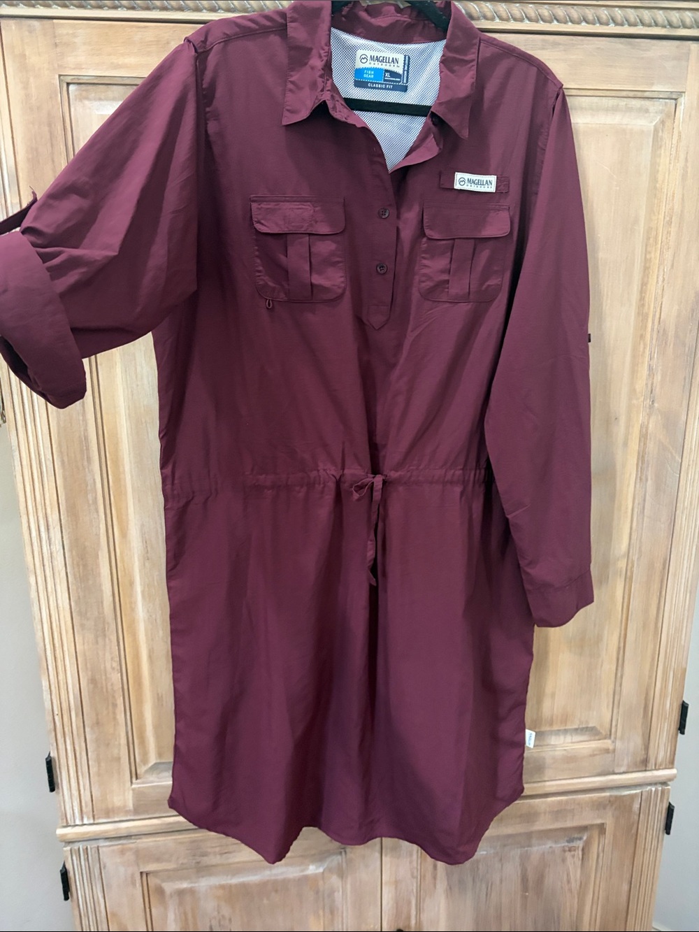 Magellan Outdoors Women's Burgundy Dress